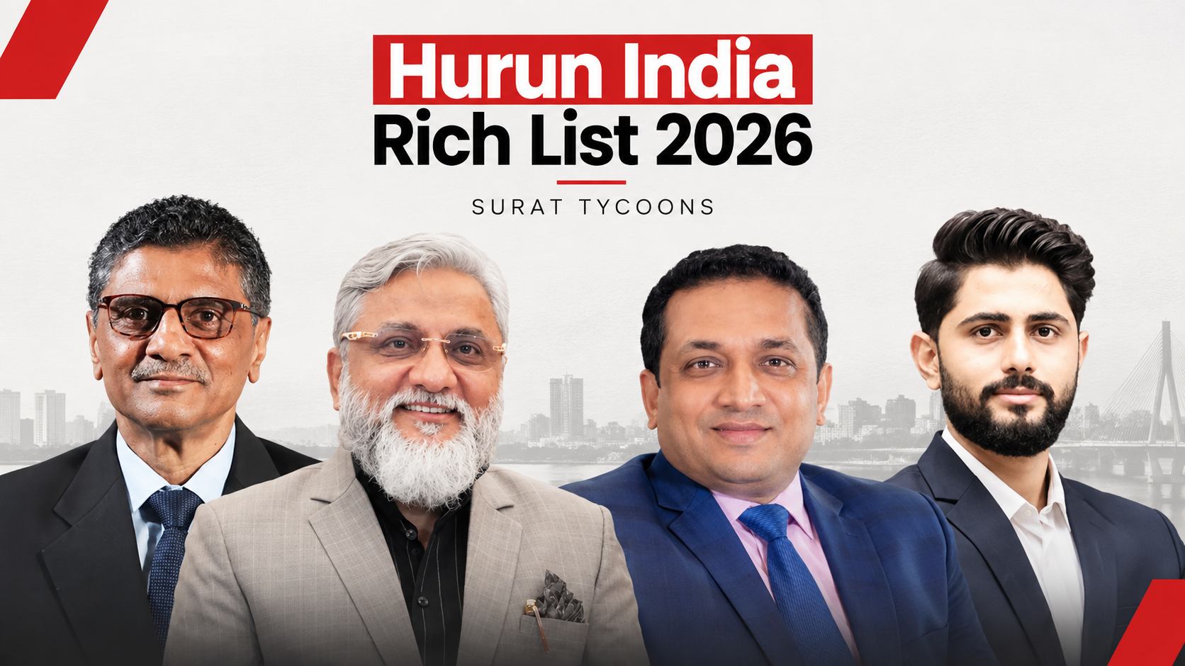 18 Surat Entrepreneurs Shine in Hurun India Rich List 2026