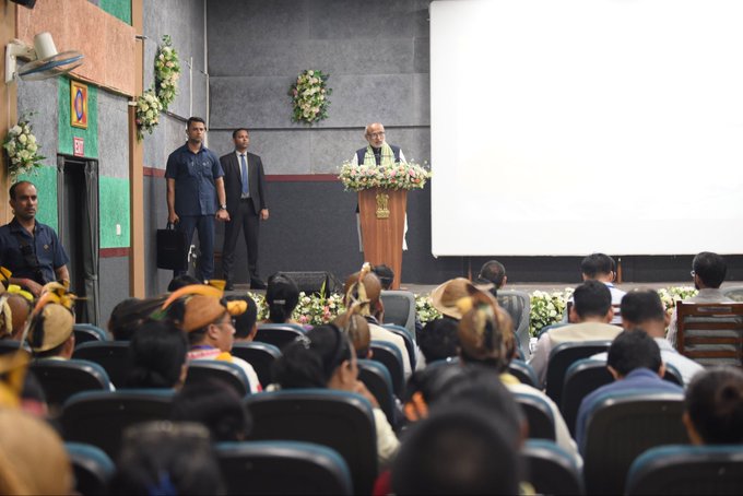 VP C. P. Radhakrishnan Visits Nyedar Namlo in Itanagar; Stresses Need to Protect Indigenous Faith and Cultural Heritage