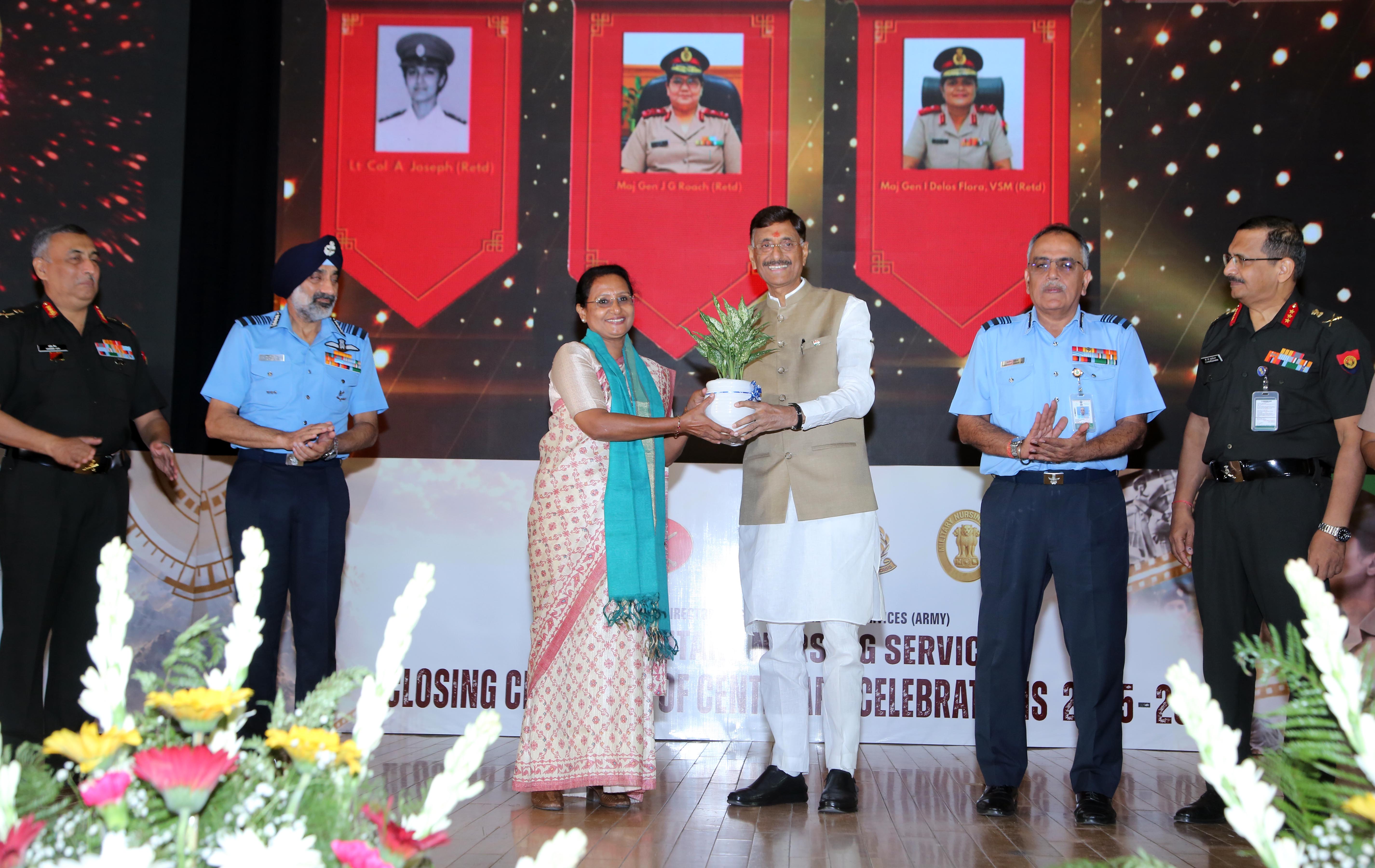 Raksha Rajya Mantri Sanjay Seth Graces Closing Ceremony of Military Nursing Service Centenary Celebrations
