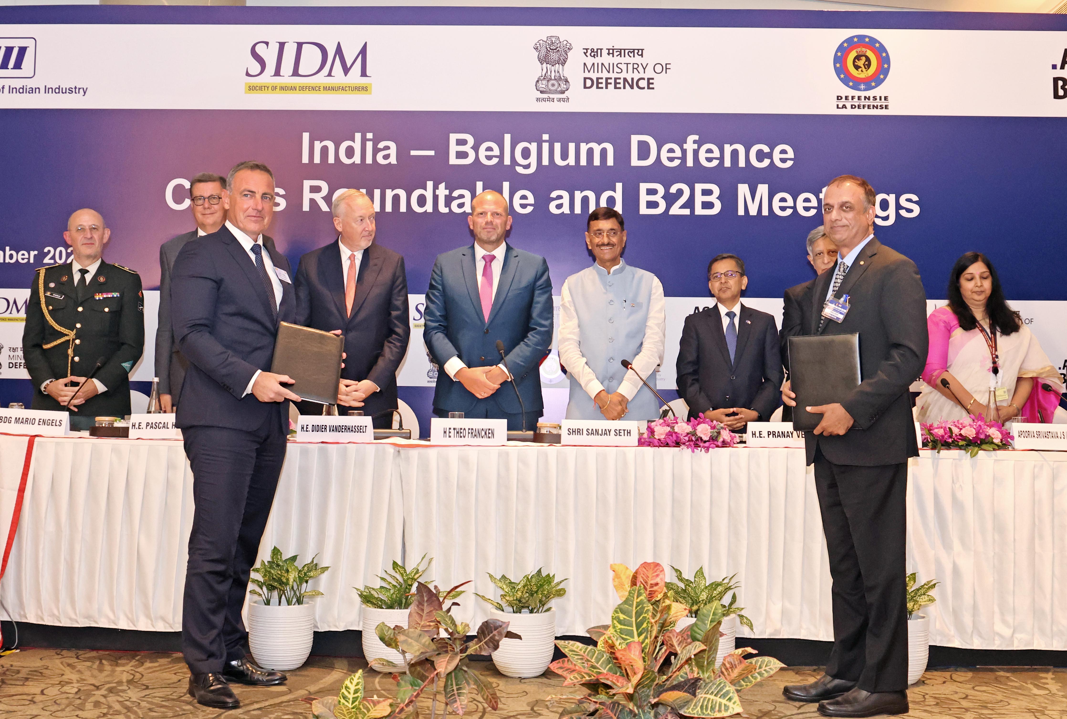 India and Belgium Push for Deeper Defence Cooperation Through Co-Development and Co-Production