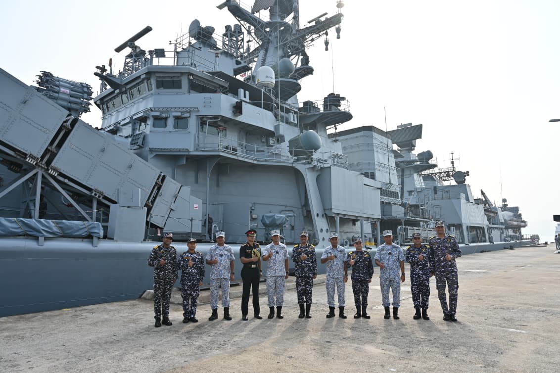 INS Mysore Reaches Malaysia’s Lumut for 4th Edition of Exercise Samudra Laksamana