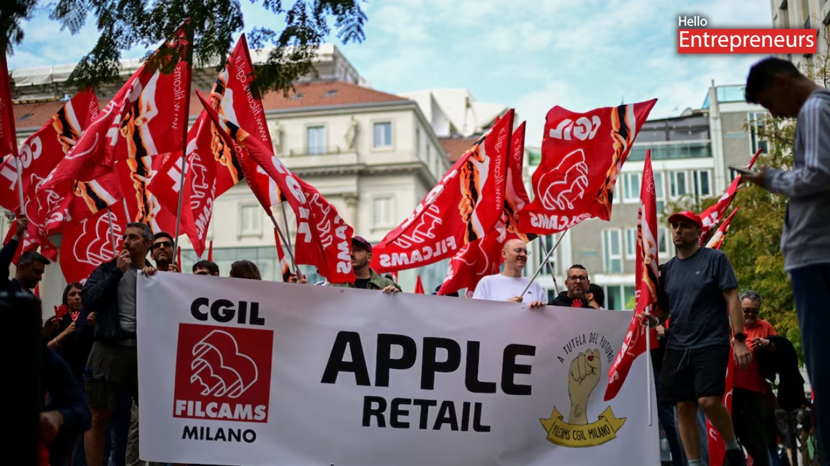 Apple Store workers in Italy go on strike on iPhone launch day