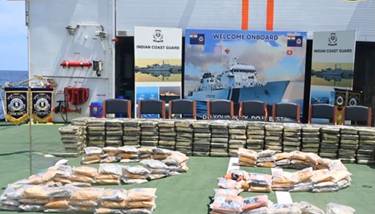 ICG Dismantles Transnational Drug Network with Rs 3,000 Crore Narcotics Seizure
