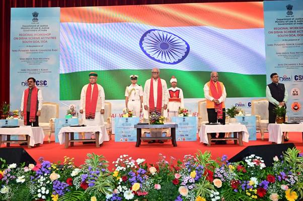 Law Ministry’s Department of Justice Hosts Regional Workshop in Goa Under DISHA 2.0
