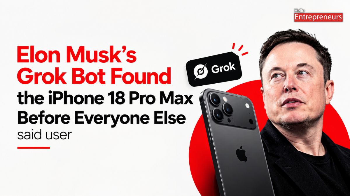 Apple Failed, Elon Musk’s Grok Bot Found the iPhone 18 Pro Max Before Everyone Else Apple Failed, Elon Musk’s Grok Bot Found the iPhone 18 Pro Max Before Everyone Else