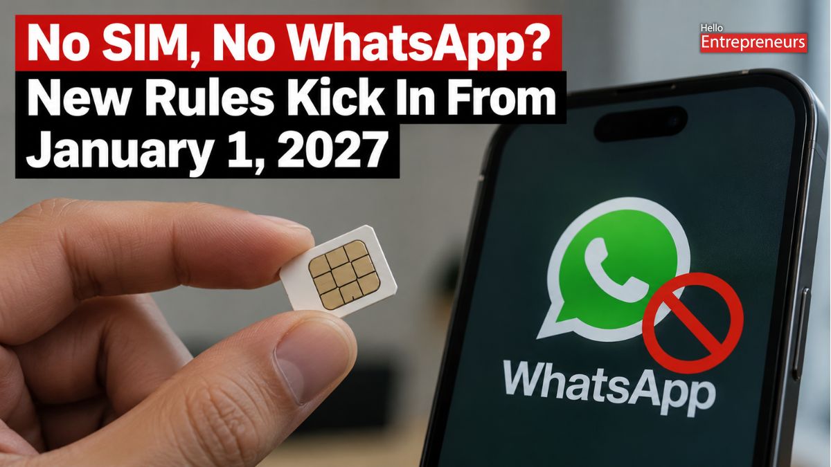 No SIM, No WhatsApp? New Rules Kick In From January 1, 2027: Experts Question the Tech Behind the Policy No SIM, No WhatsApp? New Rules Kick In From January 1, 2027: Experts Question the Tech Behind the Policy