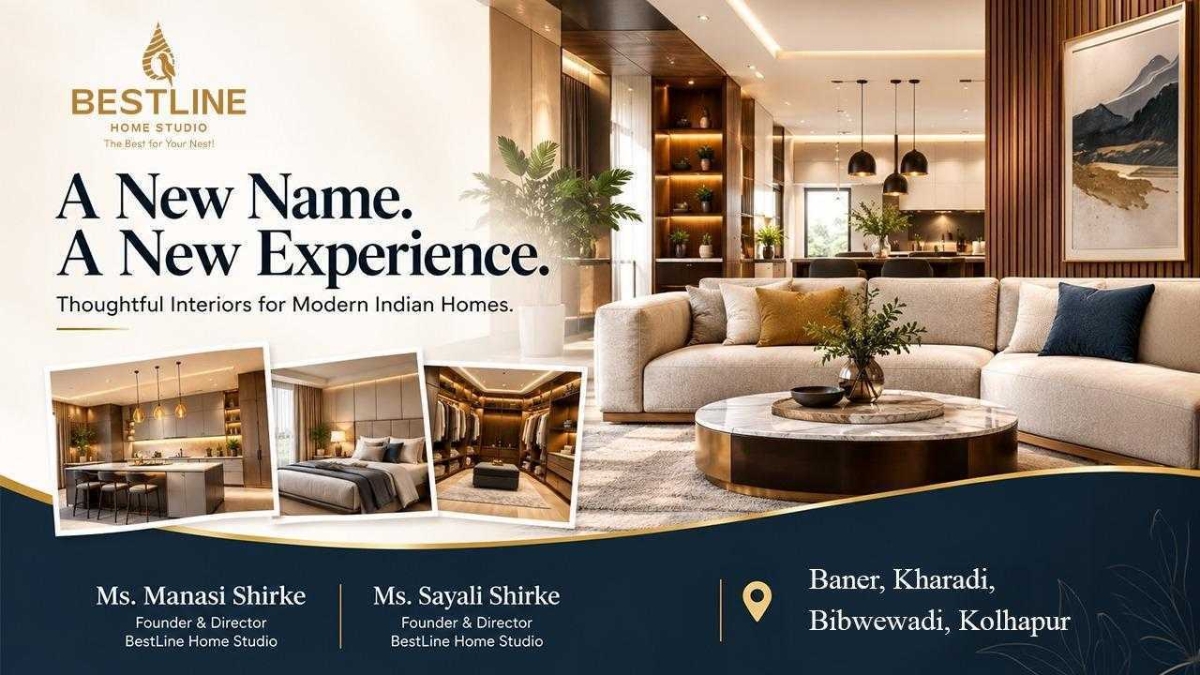 A New Name. A New Experience. Women-Led BestLine Home Studio Begins Its Modern Home Interiors Journey from Pune A New Name. A New Experience. Women-Led BestLine Home Studio Begins Its Modern Home Interiors Journey from Pune-HE