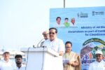 C R Patil Leads Cleanliness Drive Under Swachhata Hi Seva 2026 at Kalindi Kunj, New Delhi