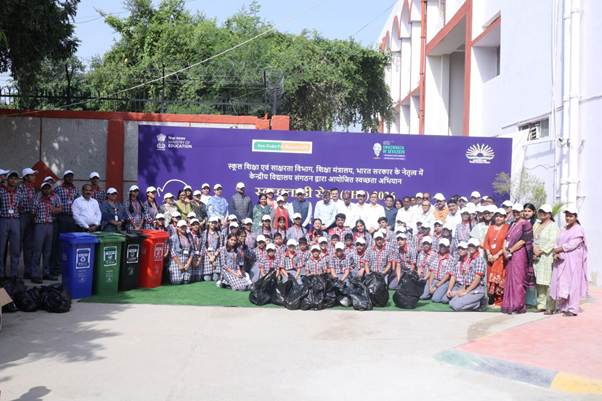 School Education and Literacy Secretary Leads Swachhata Shramdaan Drive under Swachhata Hi Seva 2026