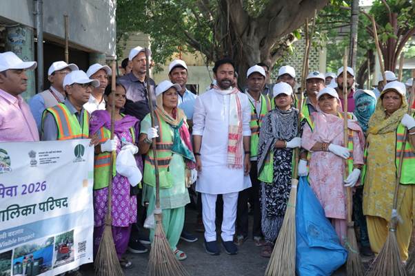 G. Kishan Reddy Leads Swachhata Hi Seva 2026 Drive, Urges Citizens to Join Cleanliness Mission